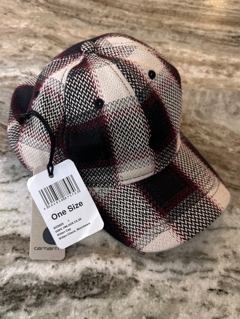 Carhartt WIP Witten check cap BNWT